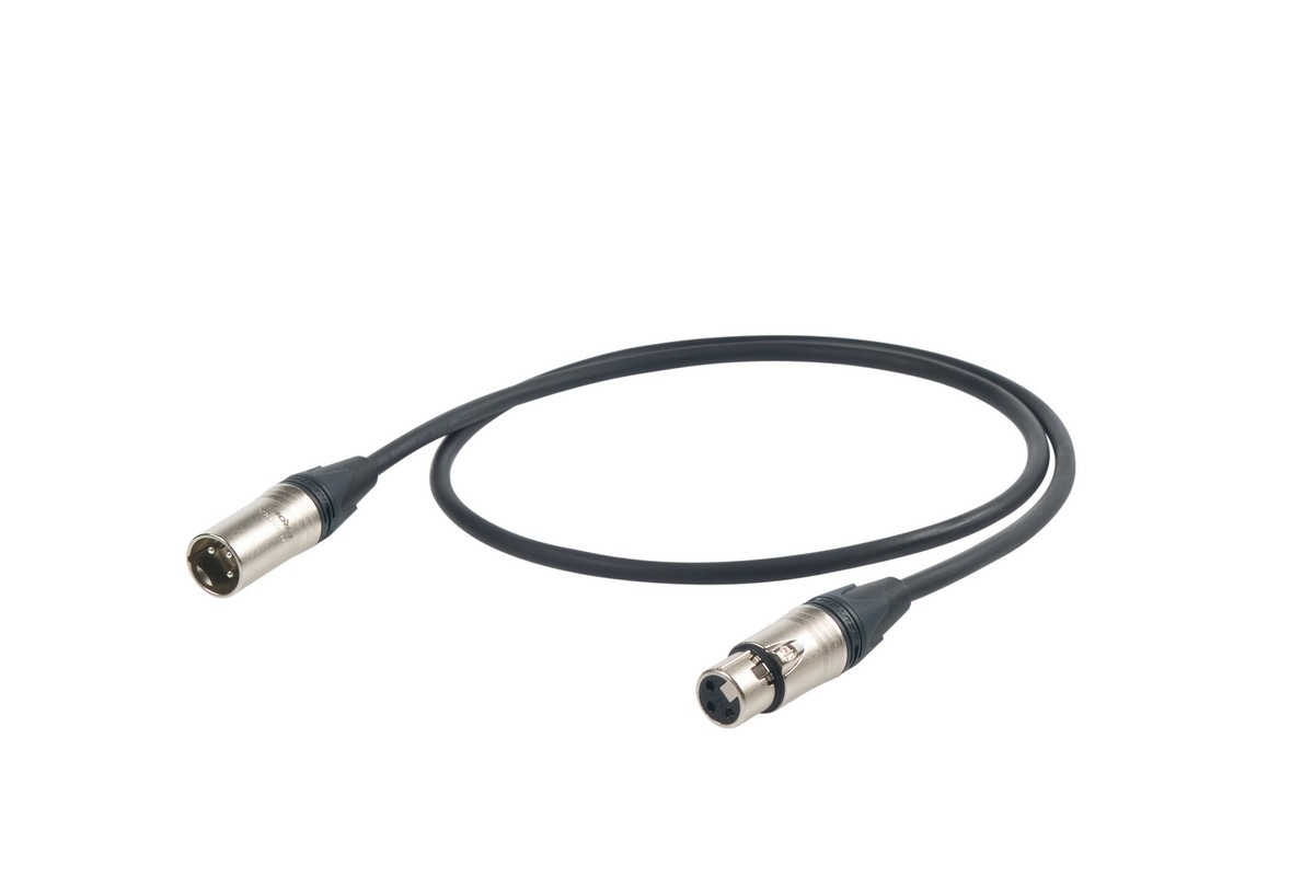 Proel XLR to XLR Braid Shield Cable (3m)