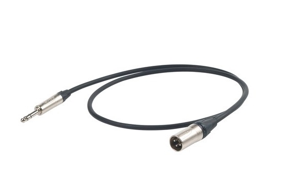 Proel XLR to TRS Braid Shield Cable (5m)
