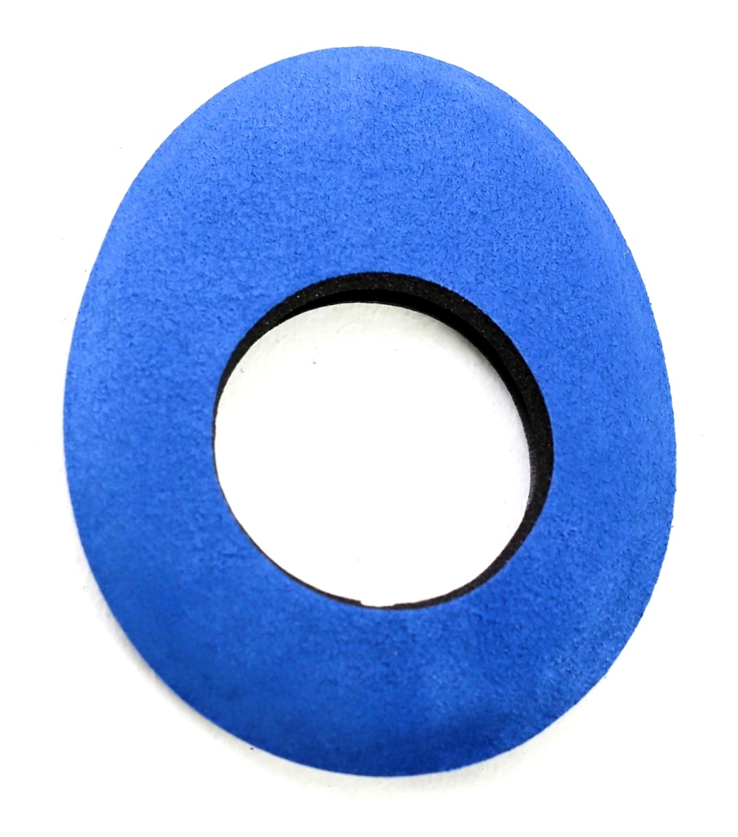 Bluestar Large Oval Eyecushion (Ultrasuede, Blue)
