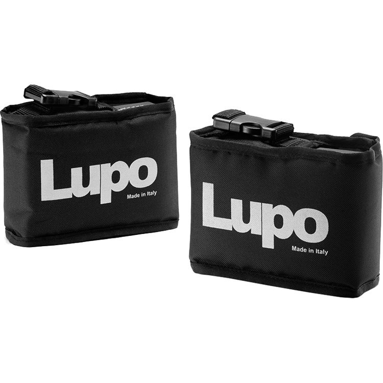 Lupo Bags for Dayled 2000 Batteries (Black, Two-Pack)