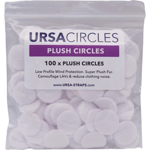 Ursa Plush Circles 100x (White)