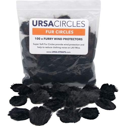 Ursa Fur Circles Lav Covers (100x, Black)