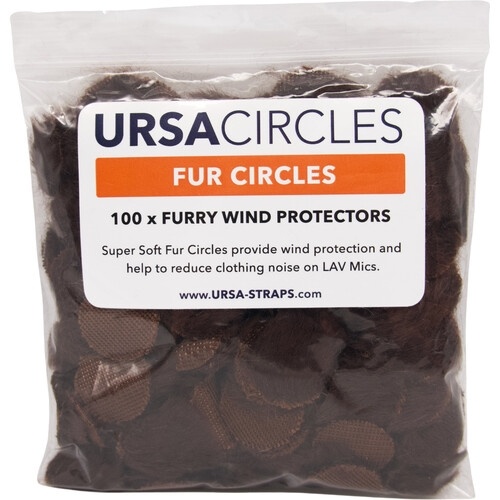 Ursa Fur Circles Lav Covers (100x, Brown)