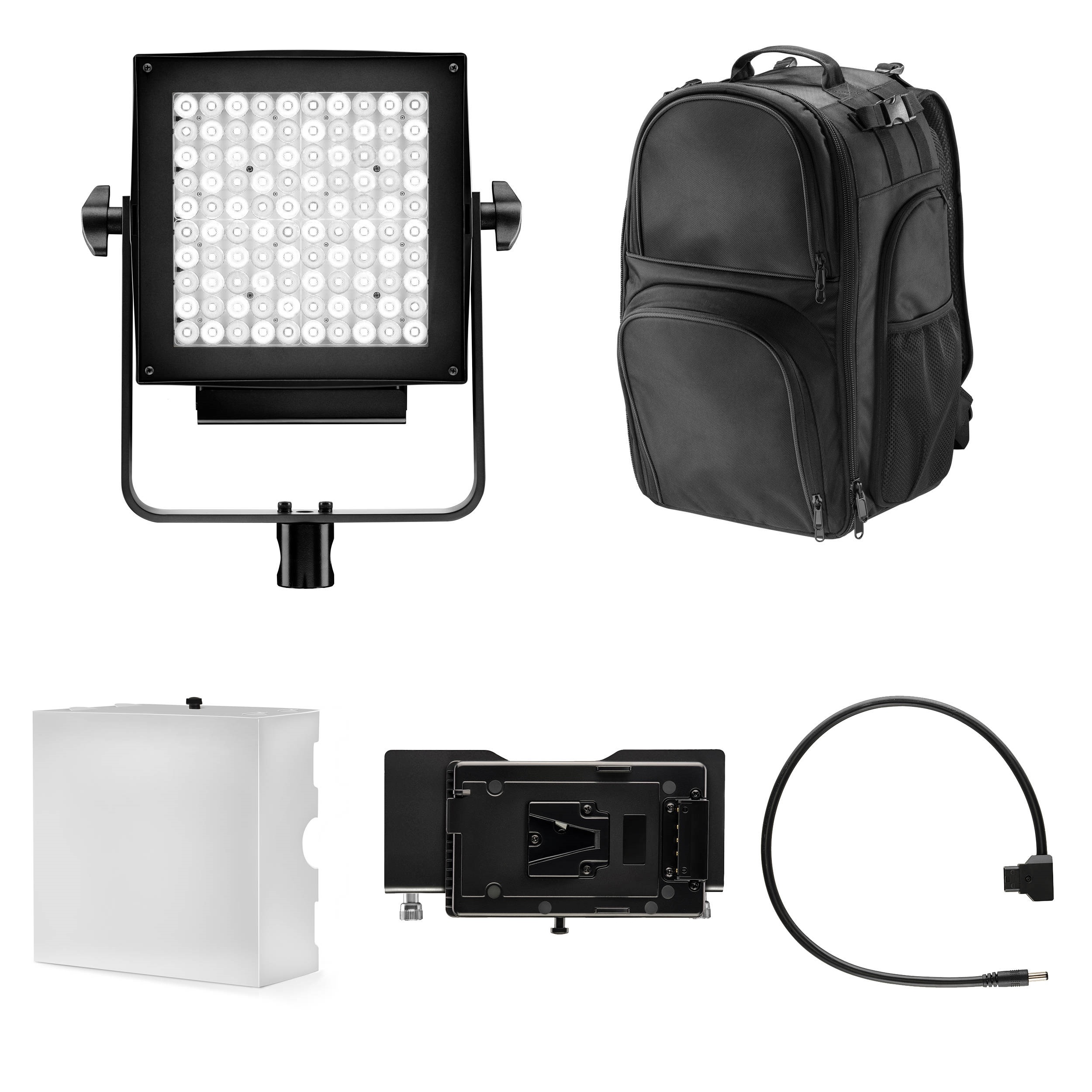Lupo Actionpack Full Colour LED Light Panel with Backpack