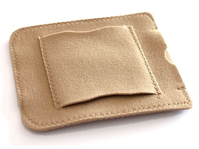 Ursa Belt Pouch for Wireless Transmitters (Small, Beige)