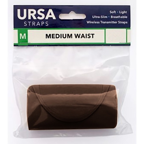 Ursa Waist Strap with Big Pouch for Wireless Transmitters (Medium, Brown)
