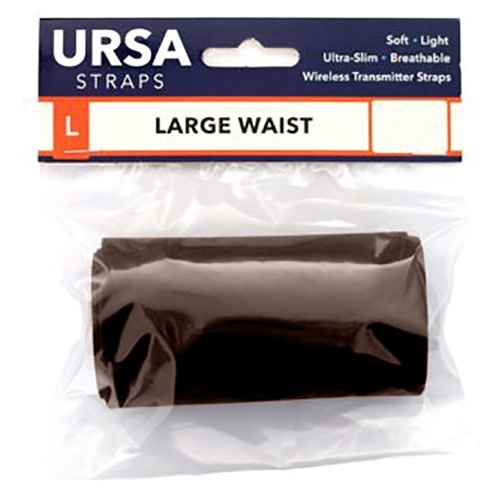 Ursa Waist Strap with Small Pouch for Wireless Transmitters (Large, Brown)