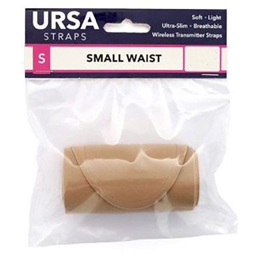 Ursa Waist Strap with Small Pouch for Wireless Transmitters (Small, Beige)
