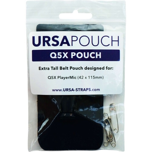 Ursa Pouch for Wireless Transmitters (XL, Black)