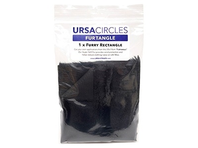 Ursa Furtangle 60x15cm DIY Fur Material for Custom Lav Mic Protection (Black)