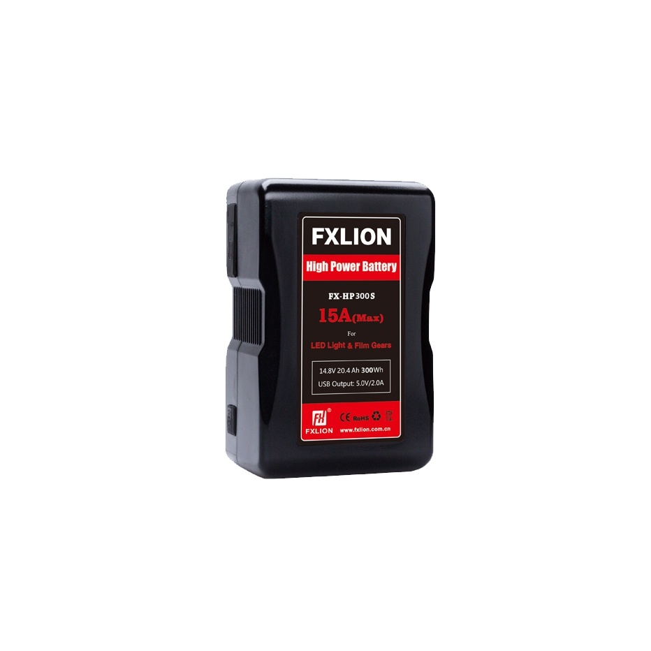 Fxlion FX-HP300S 14.8V Lithium-Ion V-Mount Battery (20.4Ah, 300Wh)