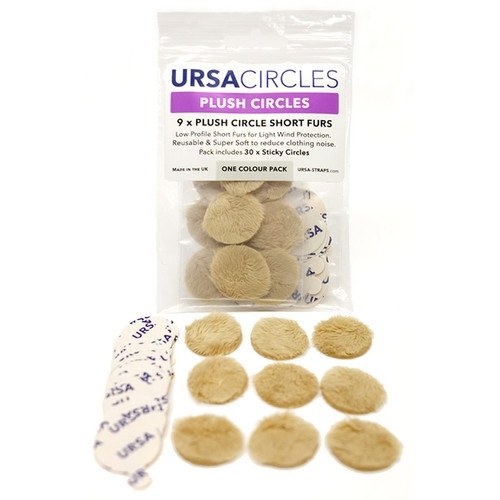 Ursa Plush Circles Lav Covers (9x Beige, with 30 Stickies)