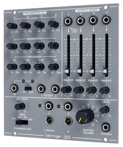 Behringer 305 - EQ, Mixer and Output Module for Eurorack