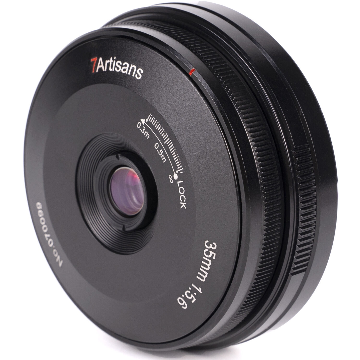 7Artisans 35mm f/5.6 Pancake Lens for Sony E (Black)