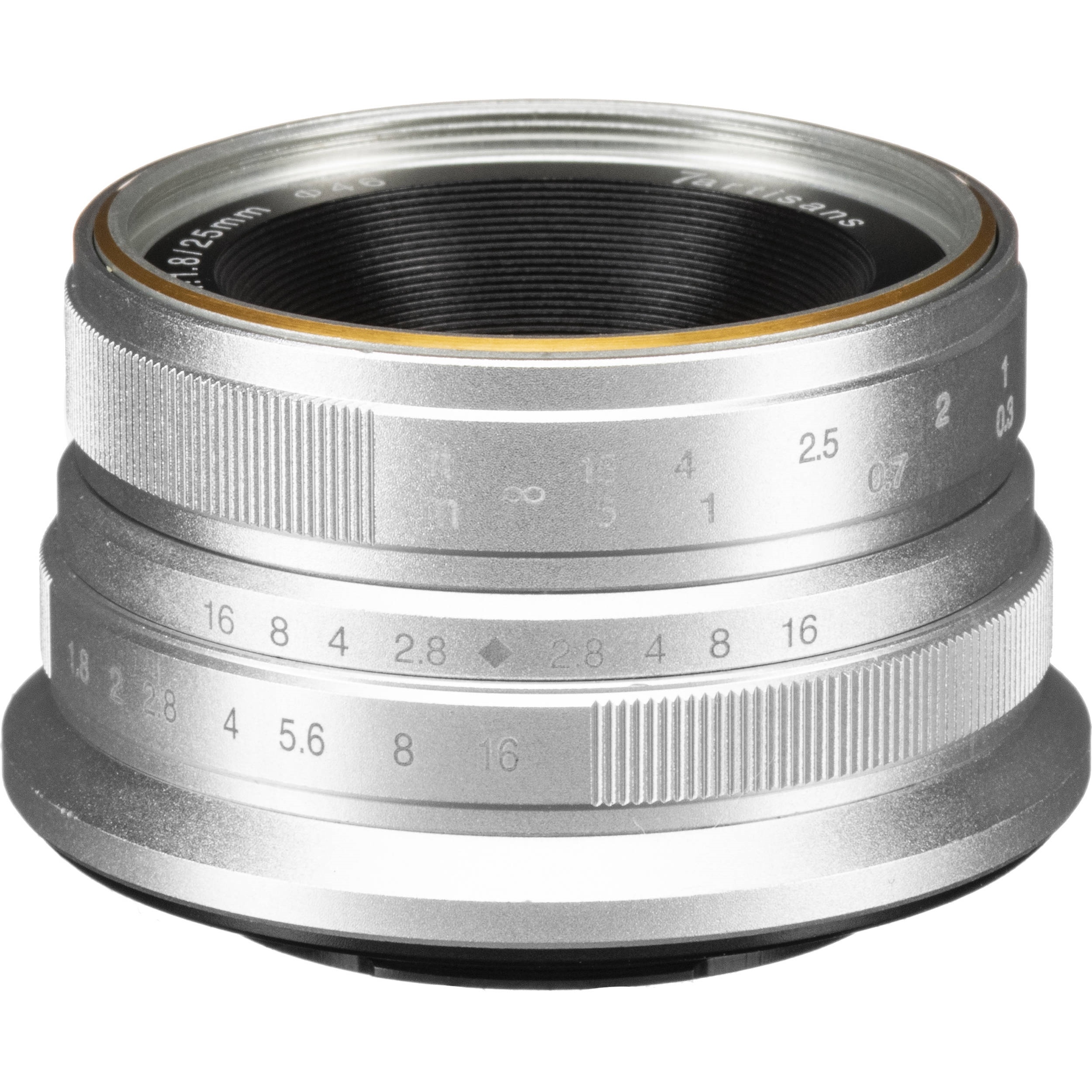 7Artisans 25mm f/1.8 Lens for Fujifilm X (Silver)
