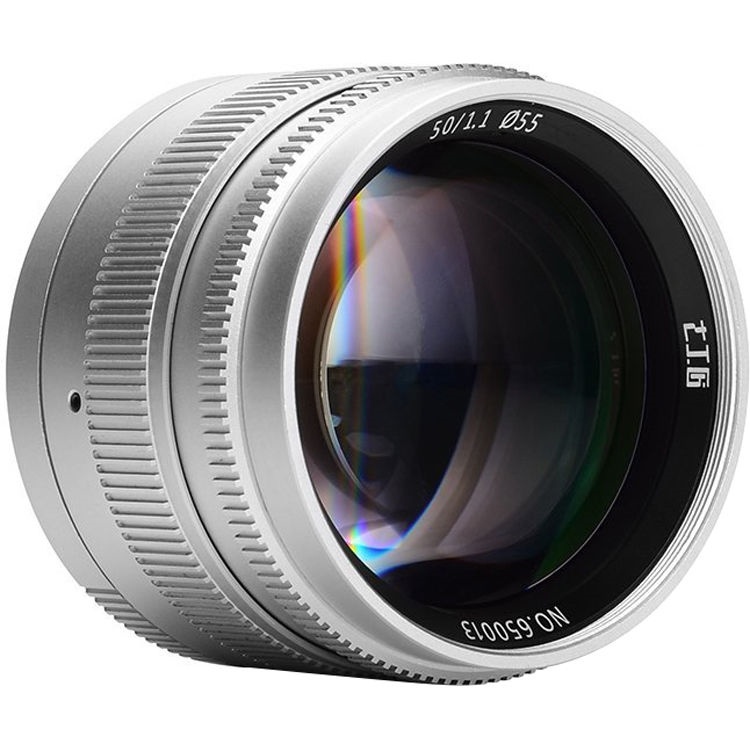 7Artisans 50mm f/1.1 Lens for Leica M (Silver)