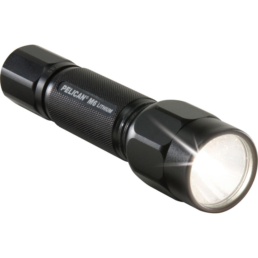 Pelican 2390 M6 3W LED Tactical Flashlight with Holster (Black)