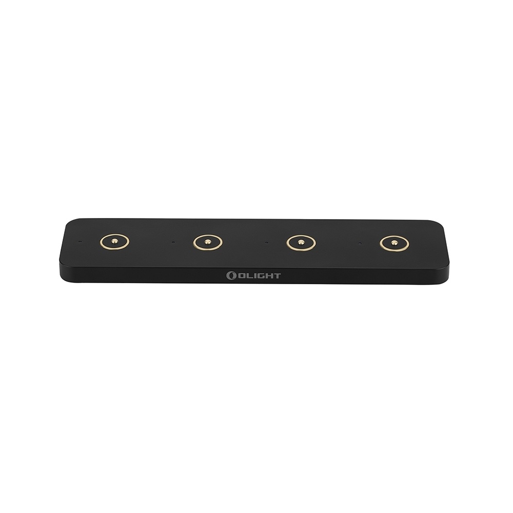 Olight Omino 4-Port Charging Dock for Rechargeable Flashlights and Obulbs (Black)