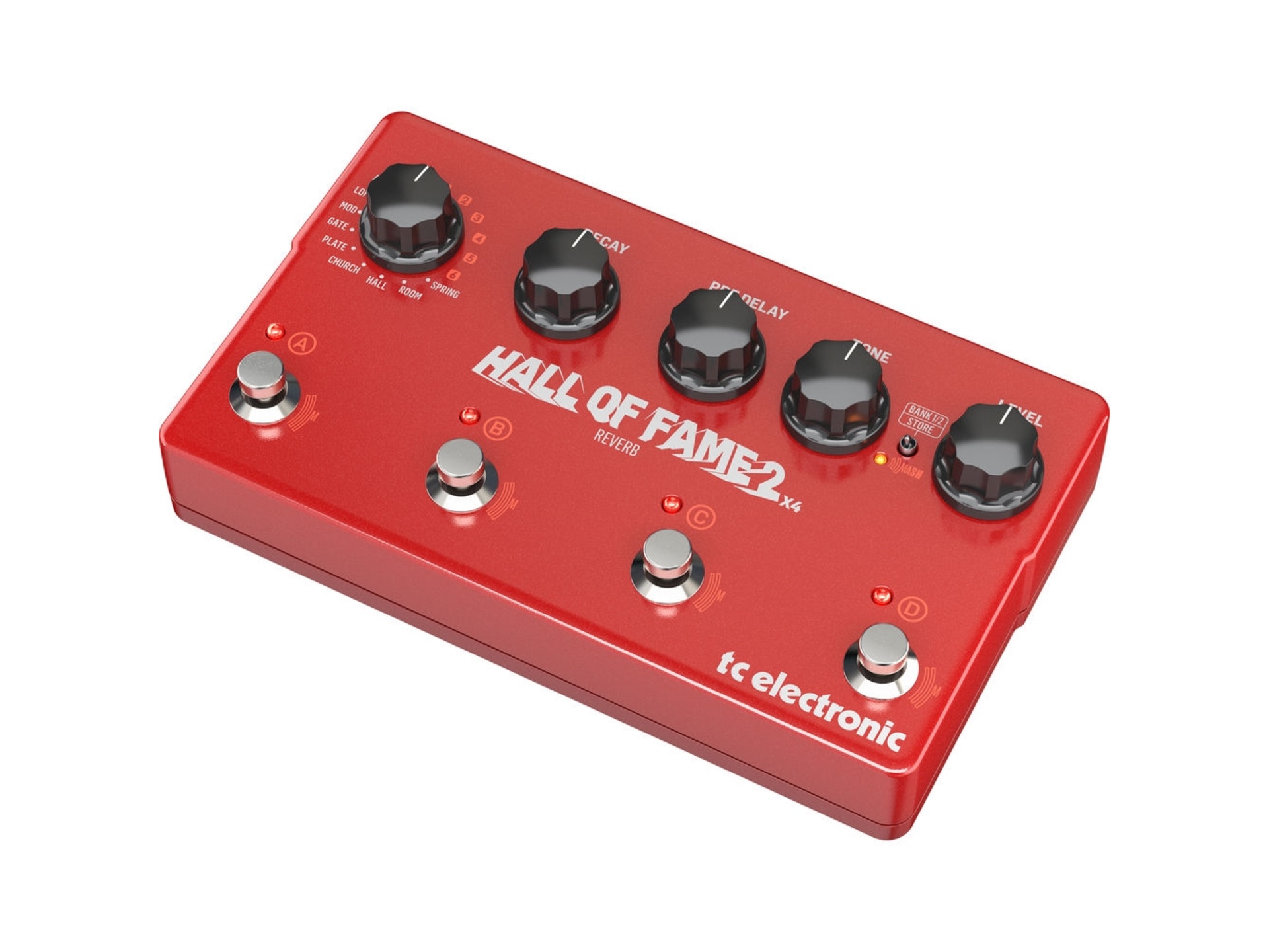 TC Electronic Hall of Fame 2x4 Reverb Pedal | Rubber Monkey | NZ