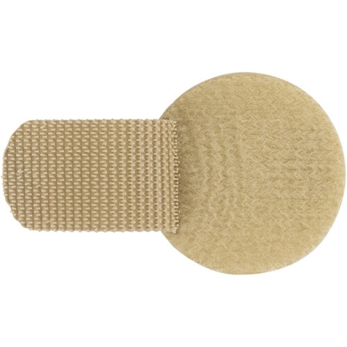 Wireless Mic Belts Cable Discs (Tan, 20-Pack)