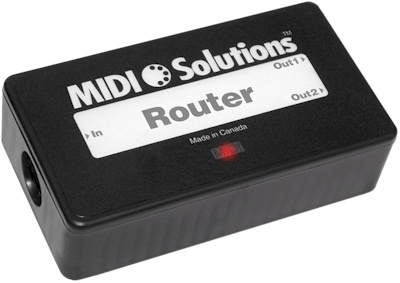 MIDI Solutions Router 1-In 2-Out MIDI Data Router/Filter