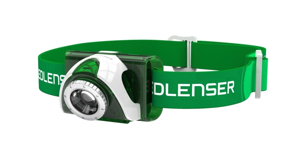 Ledlenser SEO3 Headlamp (Green)
