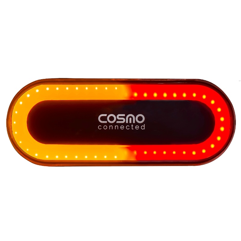 Cosmo Ride Warning Light for Bikes and Scooters (with Remote)