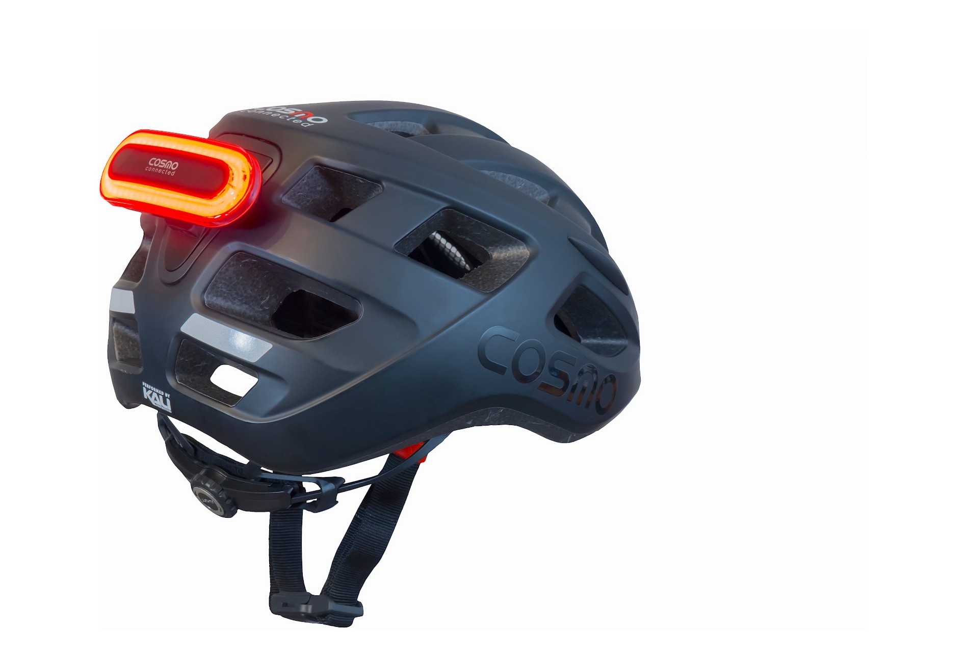 Cosmo Road Signalling Bike Helmet (Black, Size L/XL)