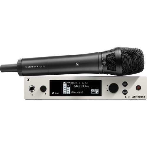 Sennheiser EW 500 G4-KK205 Wireless Handheld Microphone System with Neumann KK205 Capsule (AW+ Band)