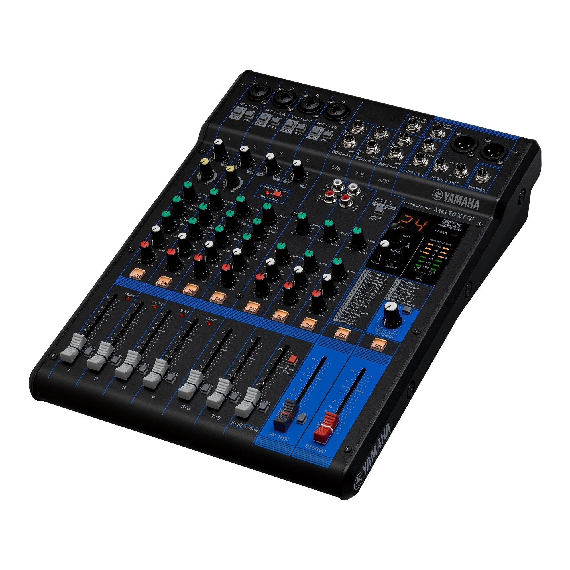 DJ機材 YAMAHA MIXING CONSOLE Yamaha MG10XUF 10-Channel Mixing Console | Rubber Monkey | NZ