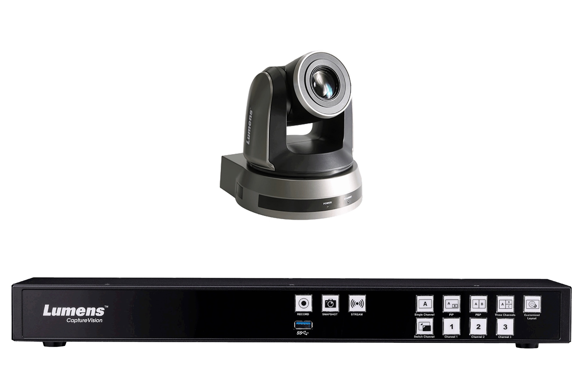 Lumens LC-200 Lecture Capture System with 1x VC-A50P PTZ camera