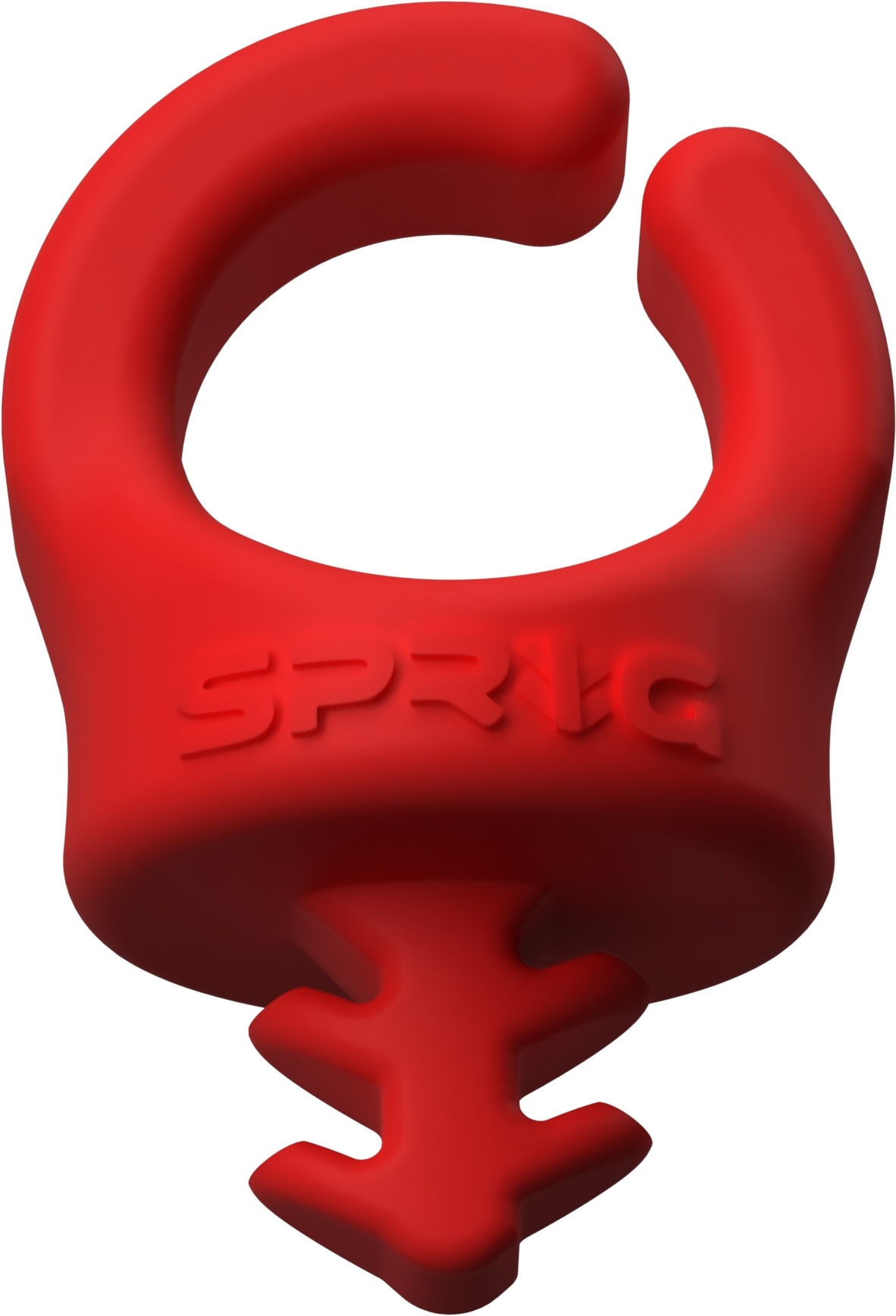 Sprig Cable Management Device for Camera Rigs (3-Pack, 3/8"-16, Red)