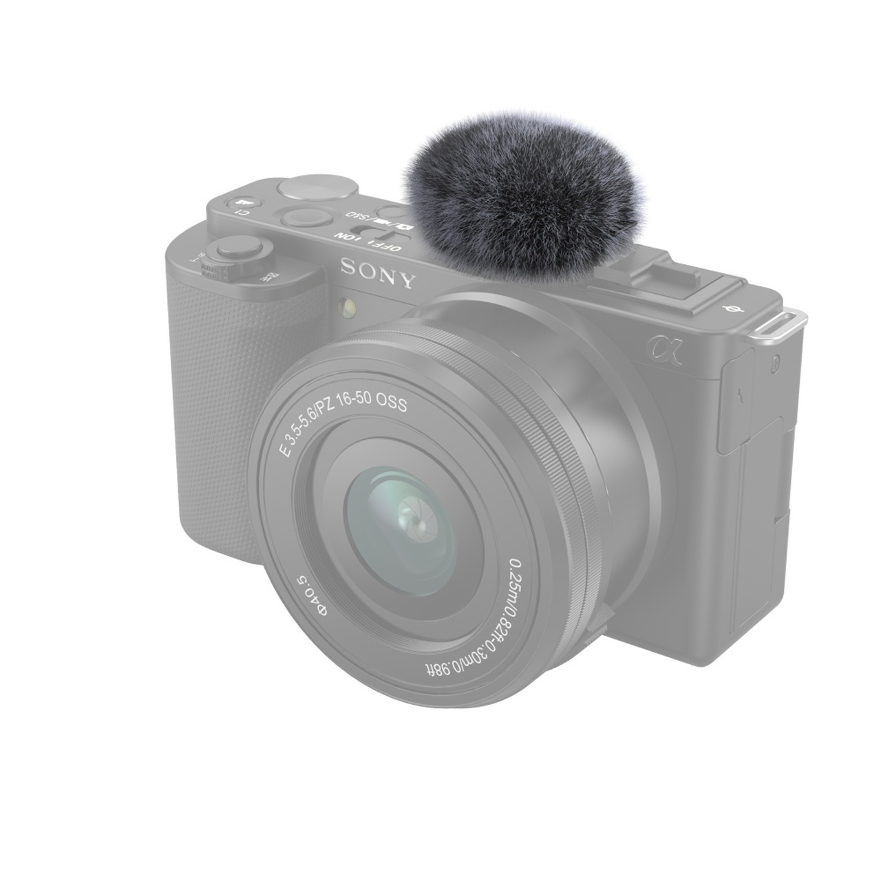 SmallRig Windshield for Sony ZV-E10 and ZV-1 (Grey)