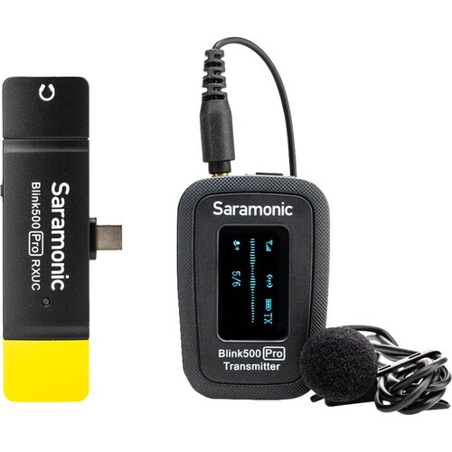 Saramonic Blink 500 Pro B5 1-Person Lavalier Microphone System for USB Type C Devices (2.4 GHz)