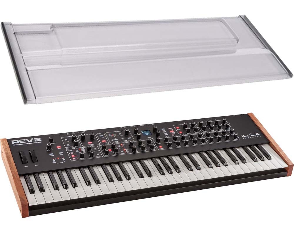 Sequential Prophet Rev2-8 Analog Poly Synth & Decksaver Sequential Rev-2 Keyboard Cover (Bundle)