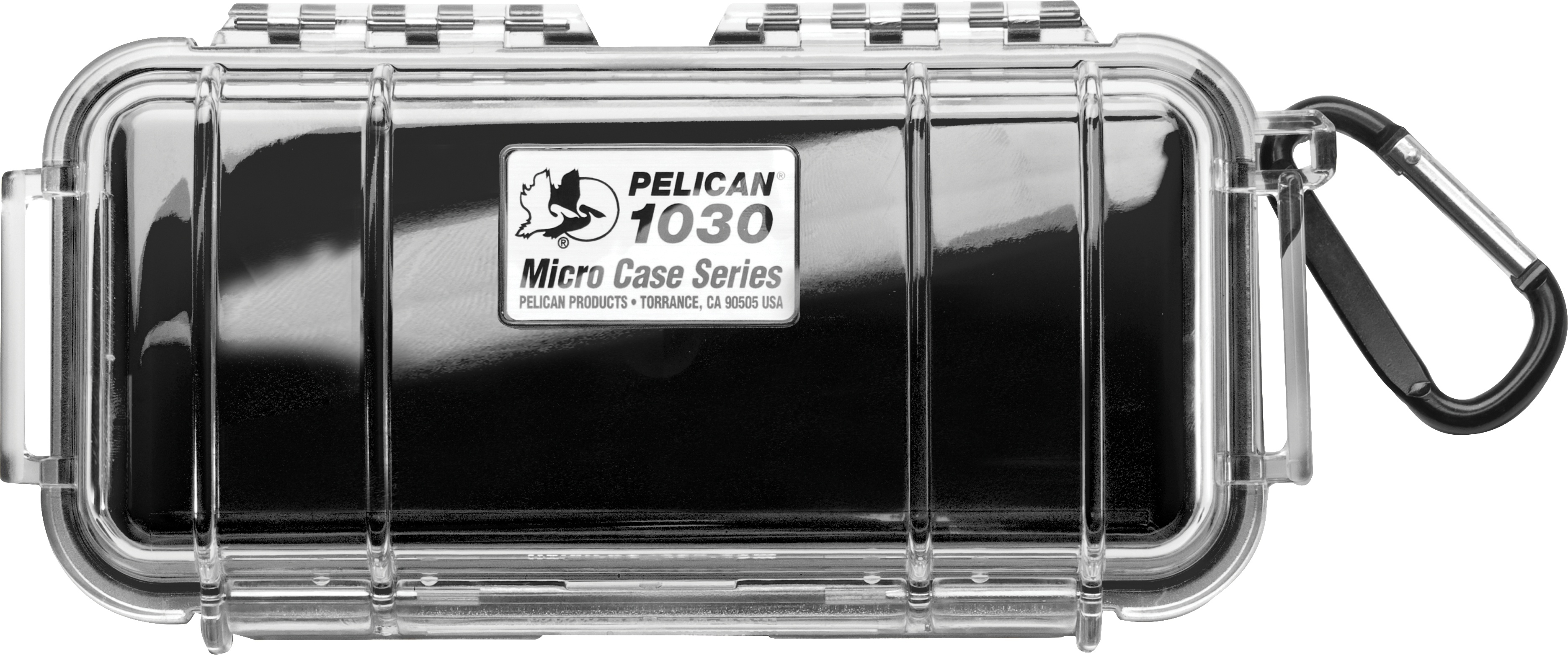 Pelican 1030 Micro Case (Black/Clear)