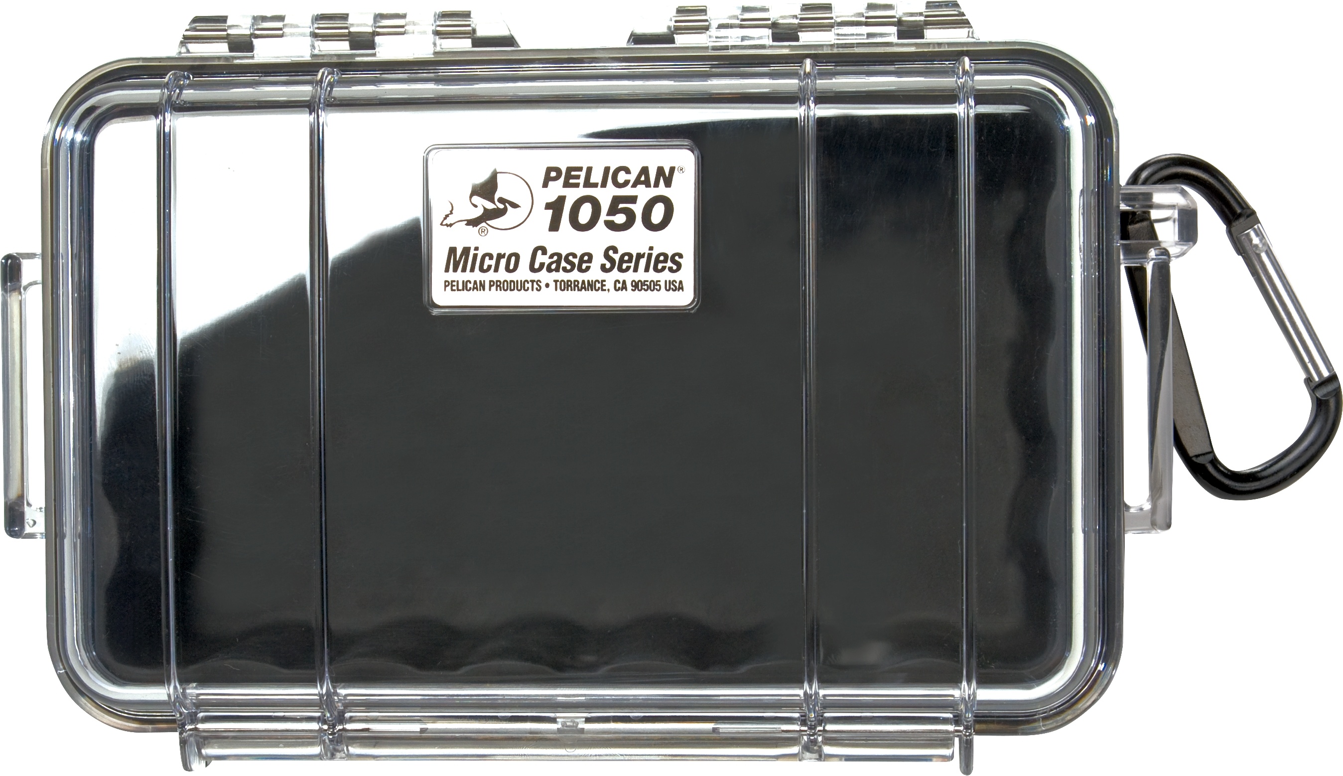 Pelican 1050 Micro Case (Black/Clear)