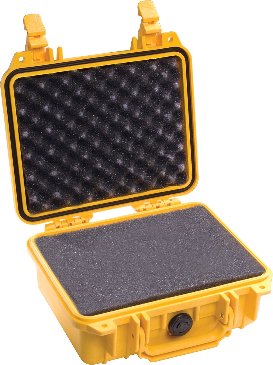 Pelican 1200 Case (Yellow, With Foam)