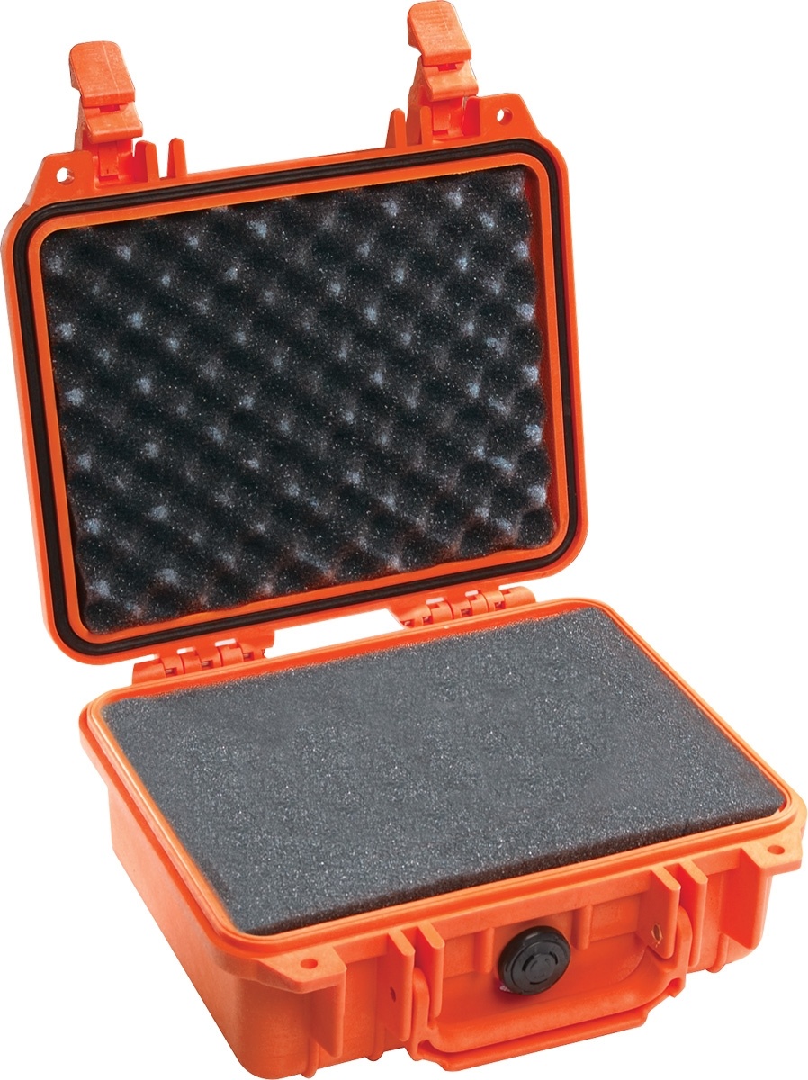 Pelican 1200 Case (Orange, With Foam)