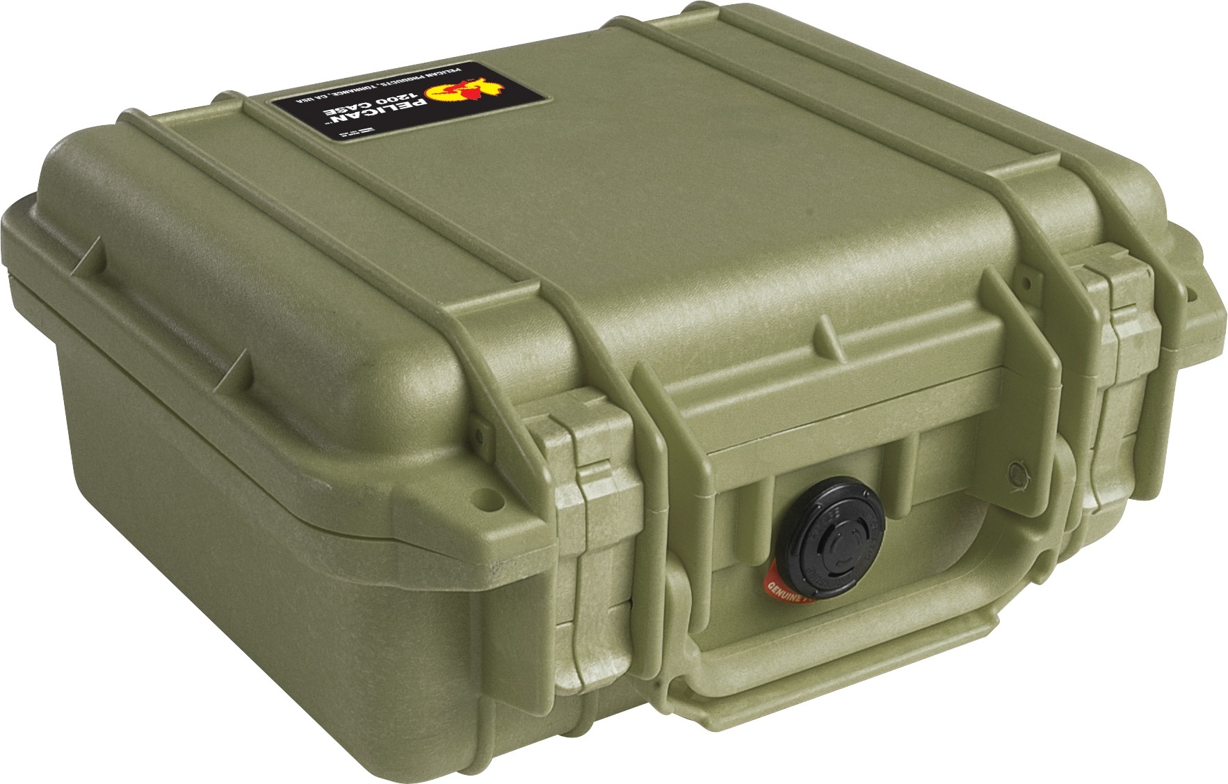 Pelican 1200 Case without Foam (Olive Drab Green)