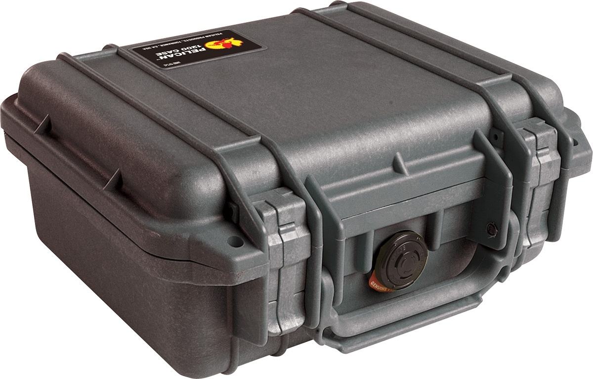 Pelican 1200 Case (Black, No Foam)