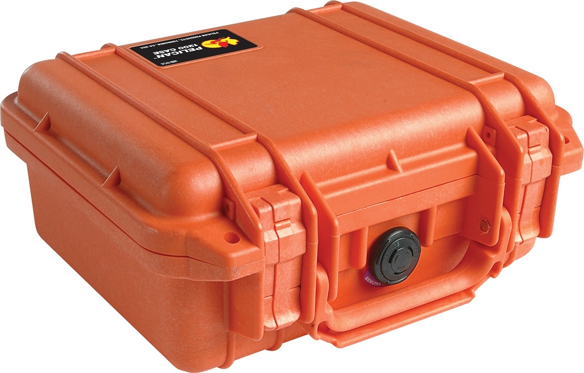 Pelican 1200 Case without Foam (Orange)