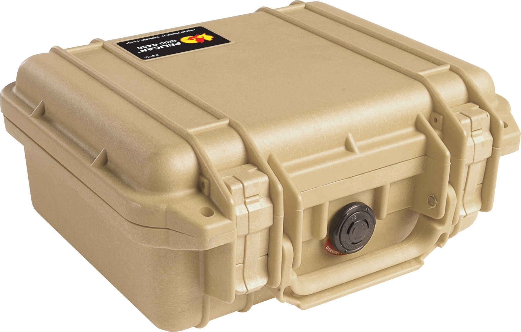 Pelican 1200 Case (Desert Tan, No Foam)