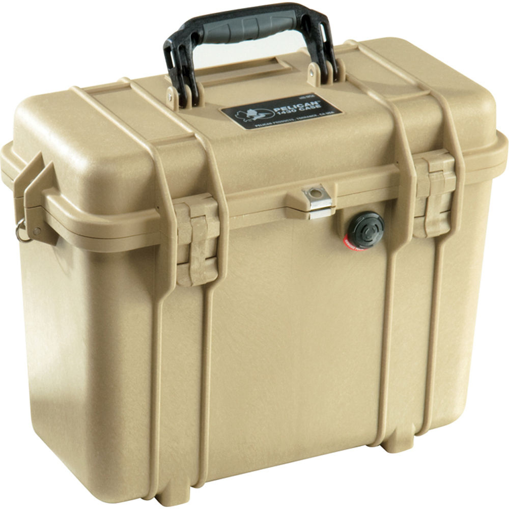 Pelican 1434 Top Loader Case with Photo Dividers (Desert Tan)