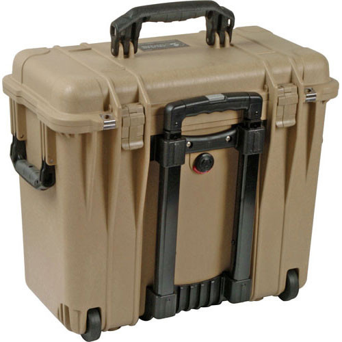 Pelican 1447 Top Loader Case with Office Dividers (Desert Tan)