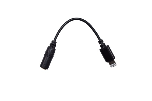 CKMOVA 3.5mm TRRS Female to Lightning Audio Cable (60mm)