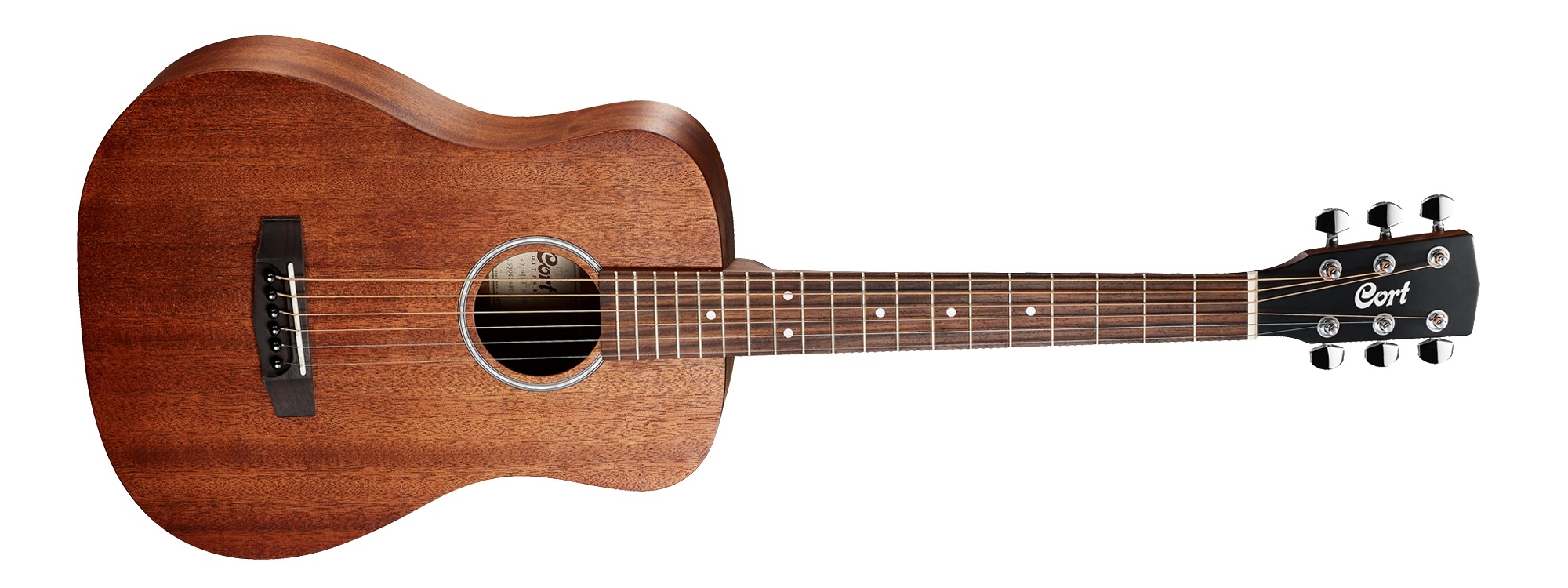Cort AD Mini Mahogany Acoustic Guitar With Bag (Open Pore)