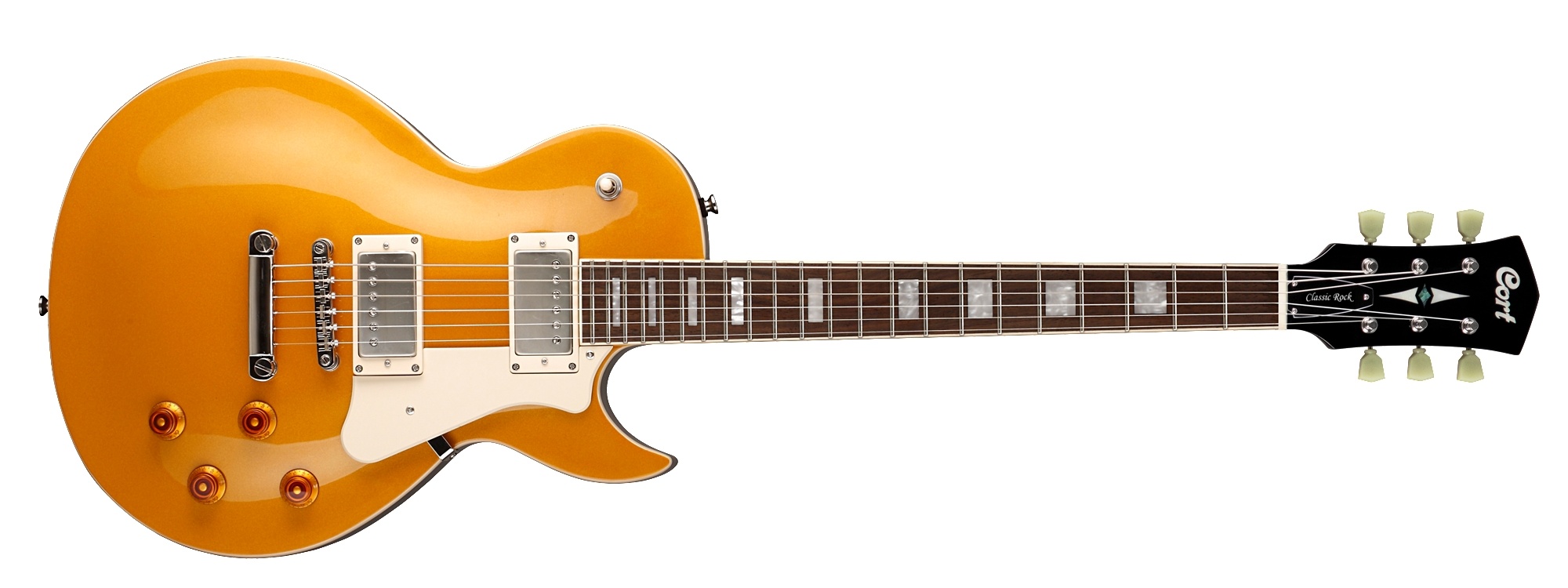 Cort CR200 Electric Guitar with Guitar Bag (Gold Top)