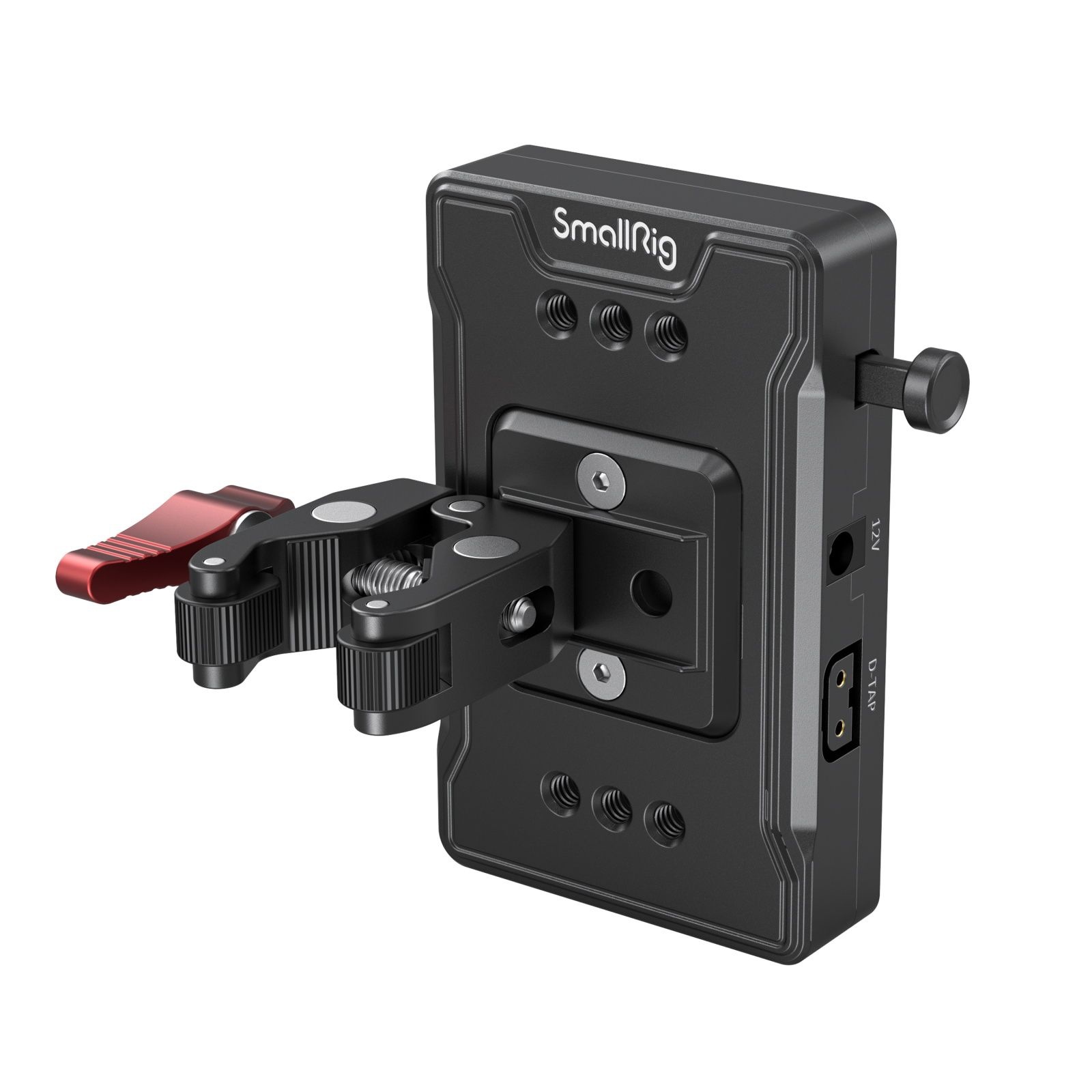 SmallRig V Mount Battery Adapter Plate (Basic Version) with Super Clamp Mount