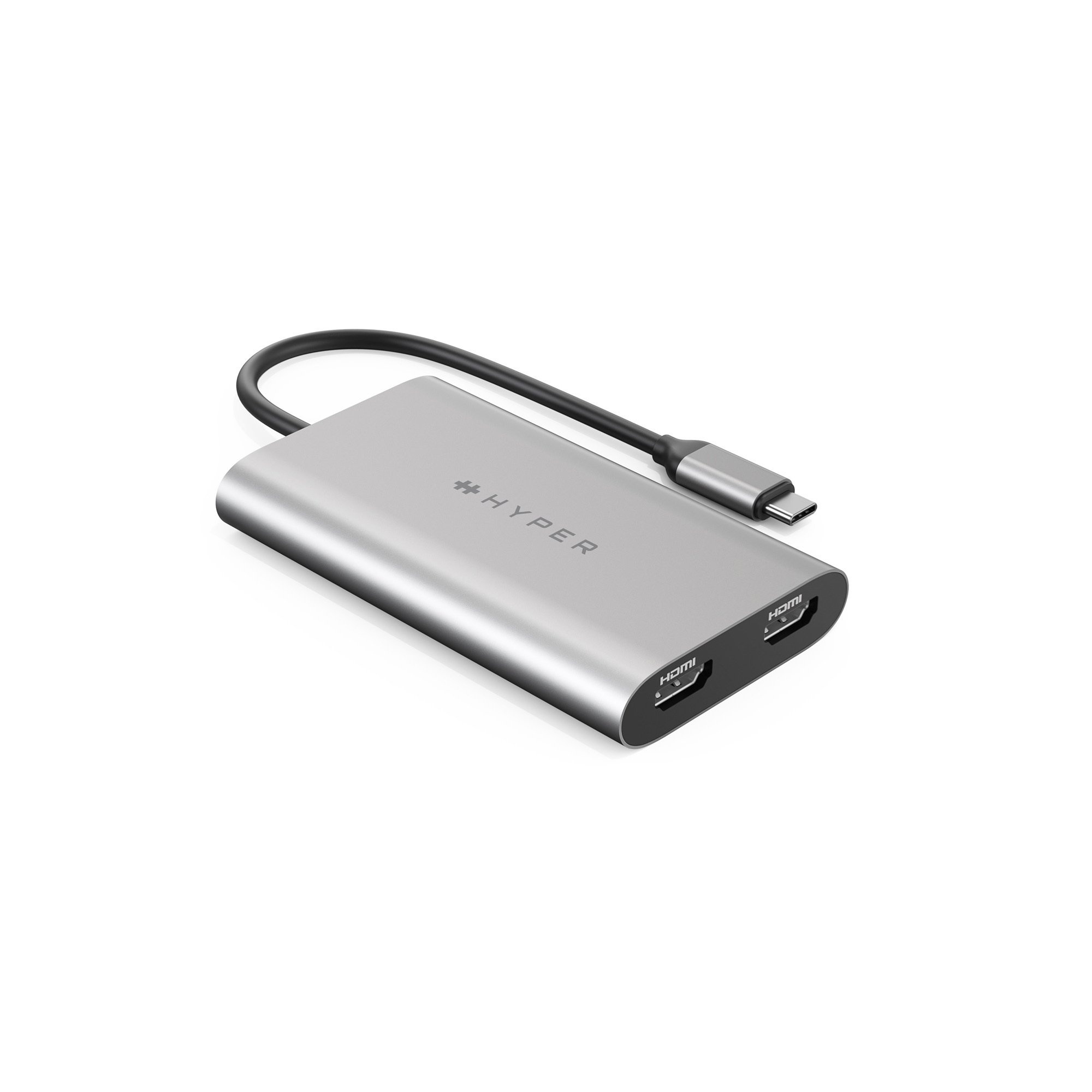 HYPER HyperDrive USB-C to Dual 4K HDMI Adapter for M1/M2 MacBook